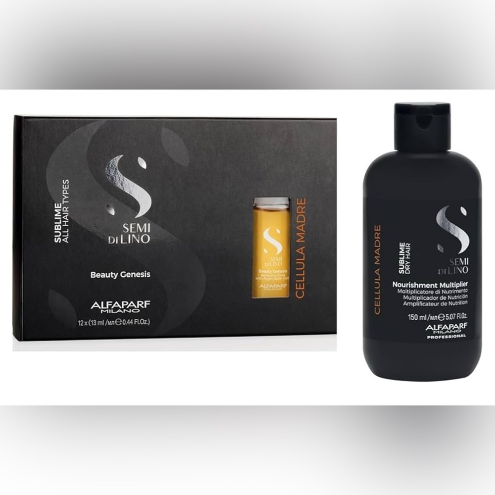 Alfaparf Milano Semi di Lino Cellula Madre Beauty  and Nourishing Set fo…